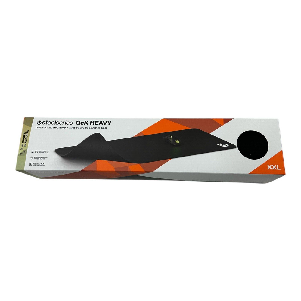 Steelseries Qck Heavy Gaming Mouse Pad - XXL Thick Cloth - Sized to Cover Desks